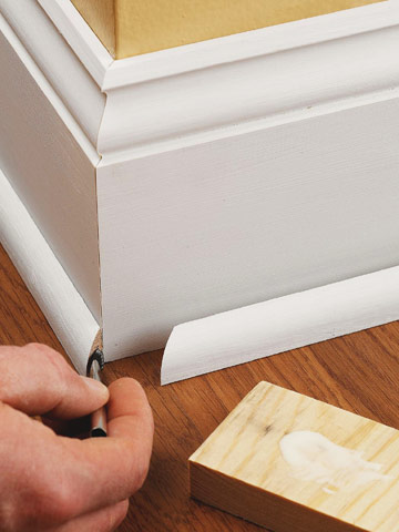 Crown Molding Baseboards And Other, How To Paint Baseboards And Quarter Round