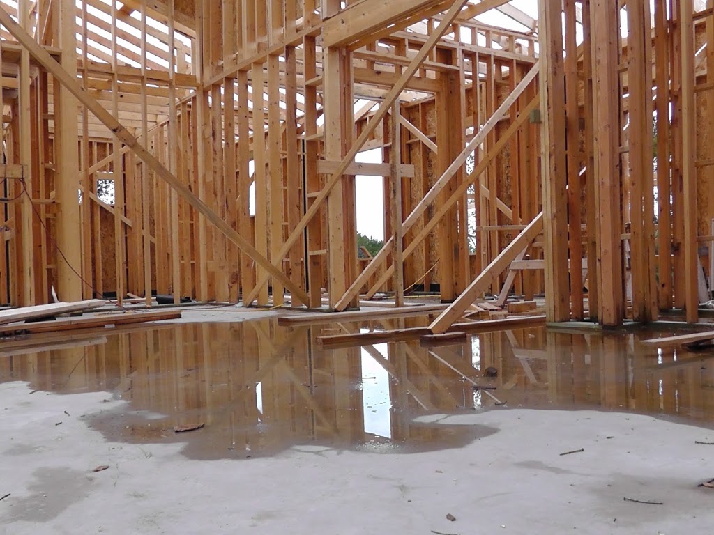 Home construction water damage